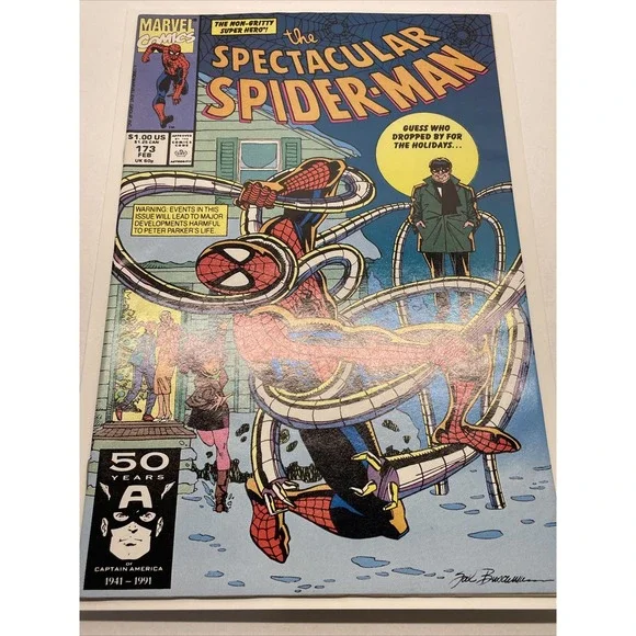 The Spectacular Spider-Man #173 (Feb 1991, Marvel) - Picture 2 of 11